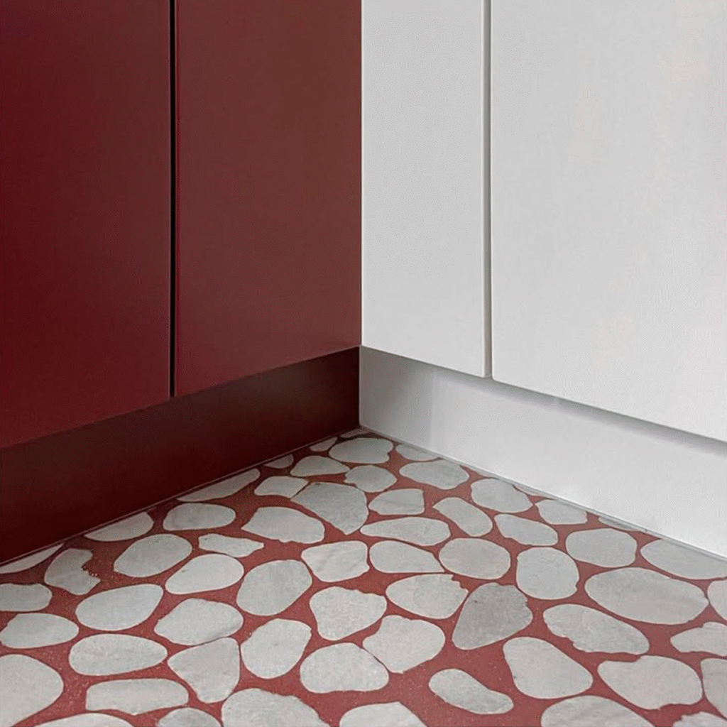 riverstone terrazzo floor