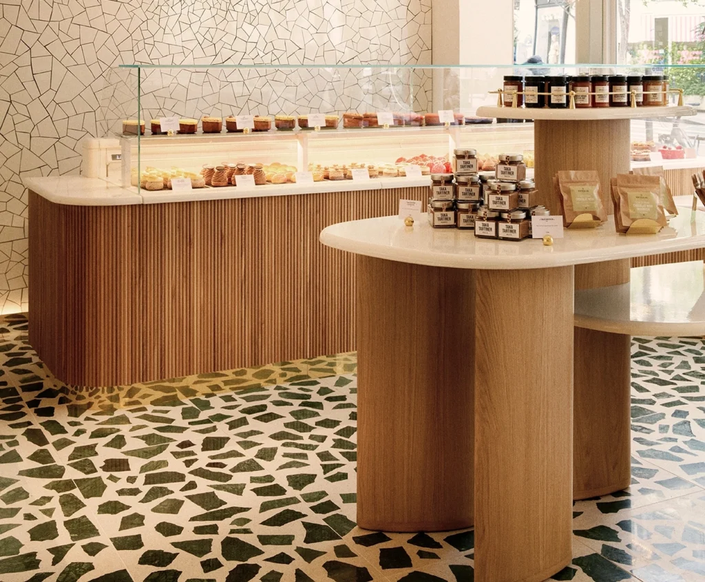 marble pieces terrazzo floor