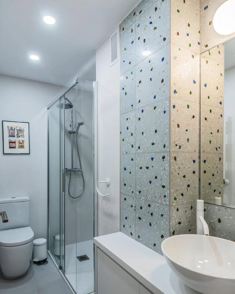 cristal terrazzo wall