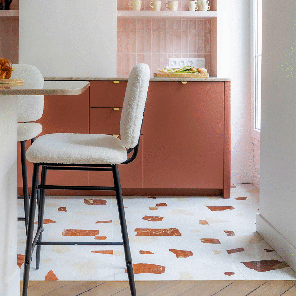 dinningroom terrazzo floor