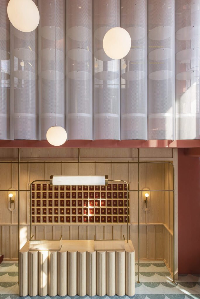 mosaic terrazzo in Beverage Store