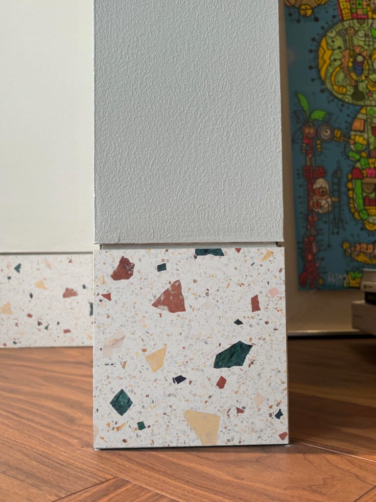 terrazzo baseboard detail