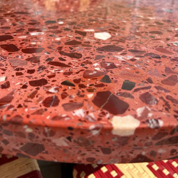 2 Red Terrazzo Table F191M(M5)