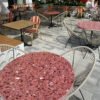 4 Red Terrazzo Table F191M(M5)