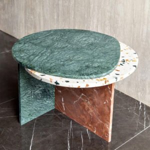 terrazzo side table